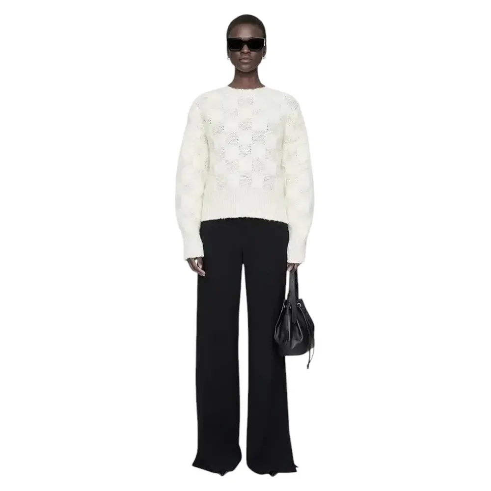 ANINE BING Bennett Sweater in Ivory XS